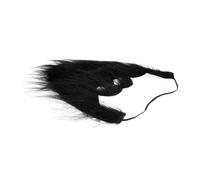 IMIKEYA Simpatico finto realistico per costumi di Halloween accessorio cosplay per e rappresentazioni design ergonomico e colore nero
