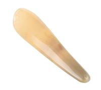 IMIKEYA Sollevatore per Scarpe in Corno Naturale 16-22 CM Foro Appendibile, Calzascarpe Ergonomico Portatile per Anziani e Uso Quotidiano