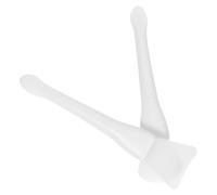 IMIKEYA Spatole in silicone per sigillare 2 pezzi, piccoli cucchiai resistenti al calore, utensili portatili per la pulizia precisa dei timbri di cera per artigianato e fai da te