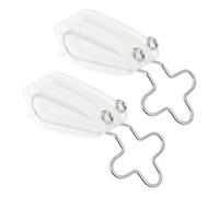 IMIKEYA Stampo nasale trasparente per adulti clip ascensore e correttore nasale in silicone 2 pezzi per modellare raddrizzare e sollevare la punta del naso strumento di bellezza