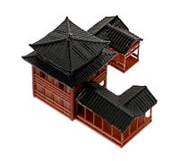 IMIKEYA Statua del Padiglione Miniatura Decorazione Zen per Acquari e Bonsai Figura di Architettura Accessorio di Paesaggio per Micro e Decorazione da Tavolo per