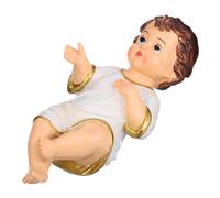 IMIKEYA Statua Gesù in Resina Decorazione Religiosa con Statuina per e Duraturo