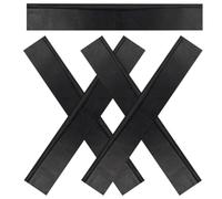 IMIKEYA Striscia di Gomma per Tergivetro 25 Cm Set 5 Pezzi, Ricambio Resistente e Flessibile per Finestre e Porte Doccia, Sostituzione Facile per Pulizia Vetri e Tergipavimento