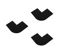 IMIKEYA Strumento Di Shaper Di Barba Da 3Pcs Per Gli Uomini - Scheda Di Miglioramento Della Di Capelli - Modello Di Acconciatura Modello Di Baffi Stencil Salone Dei Capelli