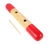 IMIKEYA Strumento Musicale Percussivo Rana Legno per Guiro Versatile per Educazione Musicale Strumento Orff con Bacchette per Sviluppo Ritmico e Educativo per Attività Musicali e Classi
