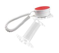 IMIKEYA Supporto Antifurto Telescopico per Cellulare Trasparente Acrilico Catena di Sicurezza Supporto per Telefono Cellulare Desktop Compatibile Più Modelli Adatto