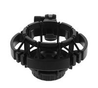 IMIKEYA Supporto Antivibrazione per Microfono Morsetto da 23-25 Mm, Base Stabile e Regolazione a 360°, Compatibile Microfoni a Condensatore e Dinamici per Studio di Registrazione