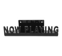 IMIKEYA Supporto da Parete Nero per Dischi in Vinile, Mensola Galleggiante in Acrilico, Porta CD e Portariviste Verticale per Casa e Ufficio, Organizzatore Salvaspazio per Album Musicali