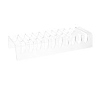 IMIKEYA Supporto in acrilico per telefono cellulare da scrivania, 10 scomparti trasparenti, organizer portatile, multifunzione, per ufficio, aula e casa, espositore pratico per cellulari