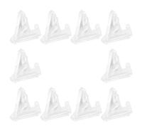 IMIKEYA Supporto in Acrilico Trasparente Design Semplice e Facile da Trasportare Set da 10 per Esposizione Monete Espositori da Tavolo