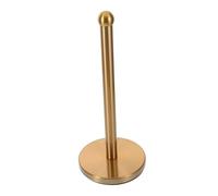 IMIKEYA Supporto per asciugamani in carta verticale in acciaio inox, base stabile, antiscivolo, dispenser indipendente per cucina e soggiorno, design moderno, minimalistico, facile da pulire e alta
