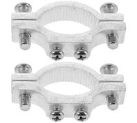 IMIKEYA Supporto Stabile Design in a Argento Compatto e Alluminio Montaggio Specchietto Retrovisore Lega di 2 20-45mm per Moto per Manubrio Adatto ed E-bike