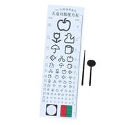 IMIKEYA Tabella di visione dei bambini resistente da parete strumento sicuro per test oculari casa e scuola grafica multifunzionale per rilevamento precoce dei problemi visivi