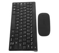 IMIKEYA Tastiera combinata e mouse wireless distribuzione spagnolo latino design compatto e materiali resistenti, accessorio per computer adatto per ufficio e studio