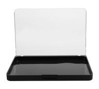 IMIKEYA Tavolozza per il trucco vuoto magnetico vassoio compatto per ombretti, labbra e blush organizzatore multifunzionale colore nero lucido adatto per uso professionale e