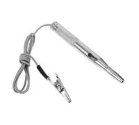 IMIKEYA Tester per Batteria Auto e Luci Rimorchio in Rame Argento Misurazioni Precise e Facile da Usare per Veicoli 6v-12v-24v