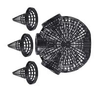 IMIKEYA Trappola Portatile la Cattura dei Pesci Rete per Gamberi e Trappola per Anguille Riutilizzabile, Gabbia da Pesca Leggera Coperchio, Adatta per Pesca in Acqua Dolciaria