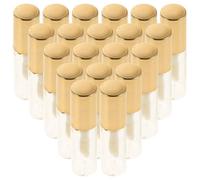 IMIKEYA Tubi vuoti lucidalabbra 12 ml 20 pezzi piccoli contenitori in plastica trasparente riempitivi chiusura a prova di perdita, ideali per viaggi e trucco portatile