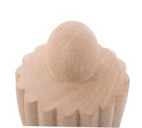 IMIKEYA Unfinished Wood Finials Elegant French Style Staircase Decorative Post Topper For Wedding and DIY Crafts