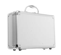 IMIKEYA Valigetta in Alluminio Rigida Scomparti Interni e Maniglia Ergonomica, Custodia Portautensili Portatile per Uso Professionale e Trasporto Quotidiano da Uomo