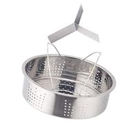 IMIKEYA Vaporiera Acciaio Inossidabile con Manici Rack per Elettrica Completo con Separatori per Alimenti
