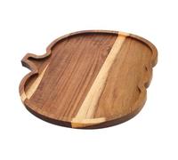 IMIKEYA Vassoio in legno a forma di zucca piatto rustico per servire snack frutta e dolci formaggi per il Ringraziamento e Halloween
