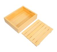 IMIKEYA Vassoio in Legno per Sushi e Sashimi, Piatto Pratico Leggero e Facile da Pulire, Design Semplice e Classico, per Servire in Cucina o Ristorante