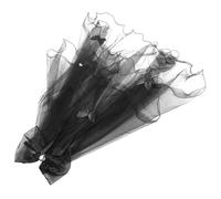 IMIKEYA Velo da sposa vampiro nero con fiocco e accessorio gotico traspirante per Halloween matrimonio e festa in costume riutilizzabile e confortevole per donna