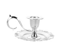 IMIKEYA Vintage Supporto metallico per candele coniche vassoio floreale decorativo per shabbat centro tavolo rustico per matrimoni e celebrazioni festive