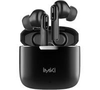 IMIKI BUDS PRO MT2 - Cuffie In-Ear True Wireless, Auricolari Bluetooth senza fili con microfono integrato, Impermeabili grado IPX4 - Fino a 14 ore di autonomia - Custodia di ricarica in metallo - Nero