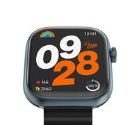 IMIKI FRAME LITE ST2 - Smartwatch uomo donna - Display ISP 1,96", Connettività Bluetooth, Cinturino magnetico, Misura ossigeno nel sangue e Frequenza cardiaca, Android e iOS - Blue + Black/Red