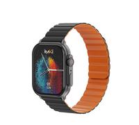 IMIKI SF1 smartwatch con cinturino magnetico, display AMOLED da 2,01 pollici, connettività Bluetooth, durata della batteria 15 giorni, misurazione dell'ossigeno nel sangue e della frequenza cardiaca,