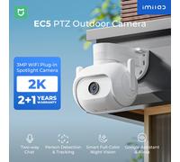 IMILAB EC5 -Kit sistema di sicurezza intelligente, videosorveglianza esterna, controllo app wireless, telecamera con proiettore, Wi-Fi, 2K