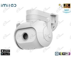 Imilab EC5 Telecamera PTZ Smart Camera 2K Wi-Fi Esterno Floodlight Wireless 3MP
