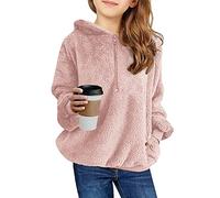 Imily Bela Felpa in Pile con Cappuccio | Per bambini e bambine, con tasca, maniche lunghe