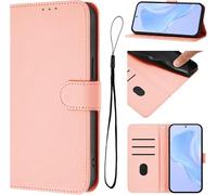 IMIRST Custodia a portafoglio per OnePlus 13R 5G, con 3 scomparti per carte di credito e cavalletto [custodia interna in TPU antiurto] in pelle PU con chiusura magnetica per OnePlus 13R 5G, YBCS rosa