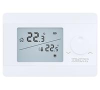 Imit Termostato ambiente digitale parete silver ta batteria display LCD caldaia