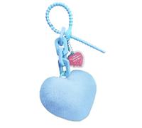 Imitating Rex Rabbit Hair Love Chain Key Ring, Plush Key Handle, Bag Charm Pendant, Soft Accessory, Stylish Attachment, Plush, For Backpack, Purse, Teens