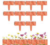 Imitation Stone Garden Fence | 10 Piece Imitation No Dig Landscape Border,Artificial Rock Edgers Bricks - For Outdoor LawnYard Landscape Grass Trees Garden Porch Courtyard Gardens