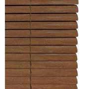 Imitazione delle Venature del Legno Oscurante in Alluminio,Veneziana in Alluminio,Visibilità,Protezione dalla luce e ai Raggi Solari,Per privacy,Personalizzabile Marrone (80×100cm)