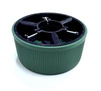 IMJ-Global Base Supporto Piedistallo Vaso per Albero di Natale | Ø30x13,5cm | capacità 5 Litri | Colore Verde | per Interni Esterni