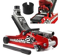 IMJ-Global - Crick Sollevatore Martinetto Idraulico per Auto da 2,5T Professionale Sollevamento 9-36 cm, per Sospensioni Ribassate