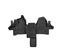 IMJ-Global Tappetini Auto Gomma ProLine 3D su Misura Compatibili con Ford Transit Custom I 2017-2023 2 posti, 1° fila, post-facelift, cambio automatico, Set Completo di Tappeti Auto TPE