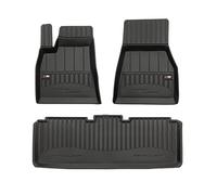IMJ-Global Tappetini Auto Gomma ProLine 3D su Misura Compatibili con Tesla Model S 2012-2021 liftback, pre-facelift, Set Completo di Tappeti Auto TPE per Migliorare Look e Sportività