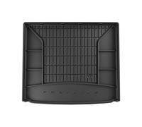 IMJ-Global Vasca Baule Auto ProLine 3D su Misura Compatibile con Ford Focus IV dal 2018 in poi bagagliaio superiore, senza nicchie laterali, con ruota di scorta temporanea