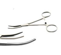 IMKRC - Pinze da pesca con morsetto di bloccaggio per sganciamento (curvo, 8 pollici)