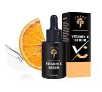 IMKRC Siero alla vitamina C, 20% acido L-ascorbico, con acido ialuronico, acido ferulico, vitamina E, 30 ml