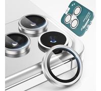 imluckies Pellicola Fotocamera per iPhone 17 Pro - 17 Pro Max, AR+AF Vetro Temperato & 9H Antigraffio Metallo Protezione Obiettivo Individuale, HD Chiaro Fotocamera Accessori - Argento