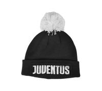 Imma Berretto Calcio Juve 3D Ponpon Nero Bianco Uomo TU