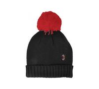 Imma Cuffia Milan Ponpon Nero/Rosso Bambino TU